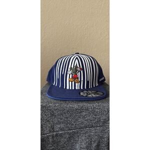 Kangol x Disney "Ink Links" Mickey Mouse Snapback Baseball Cap Blue